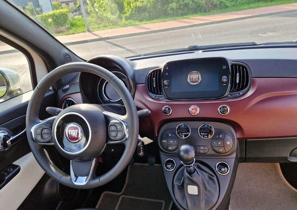 Fiat 500 cena 48900 przebieg: 10500, rok produkcji 2020 z Skoki małe 137